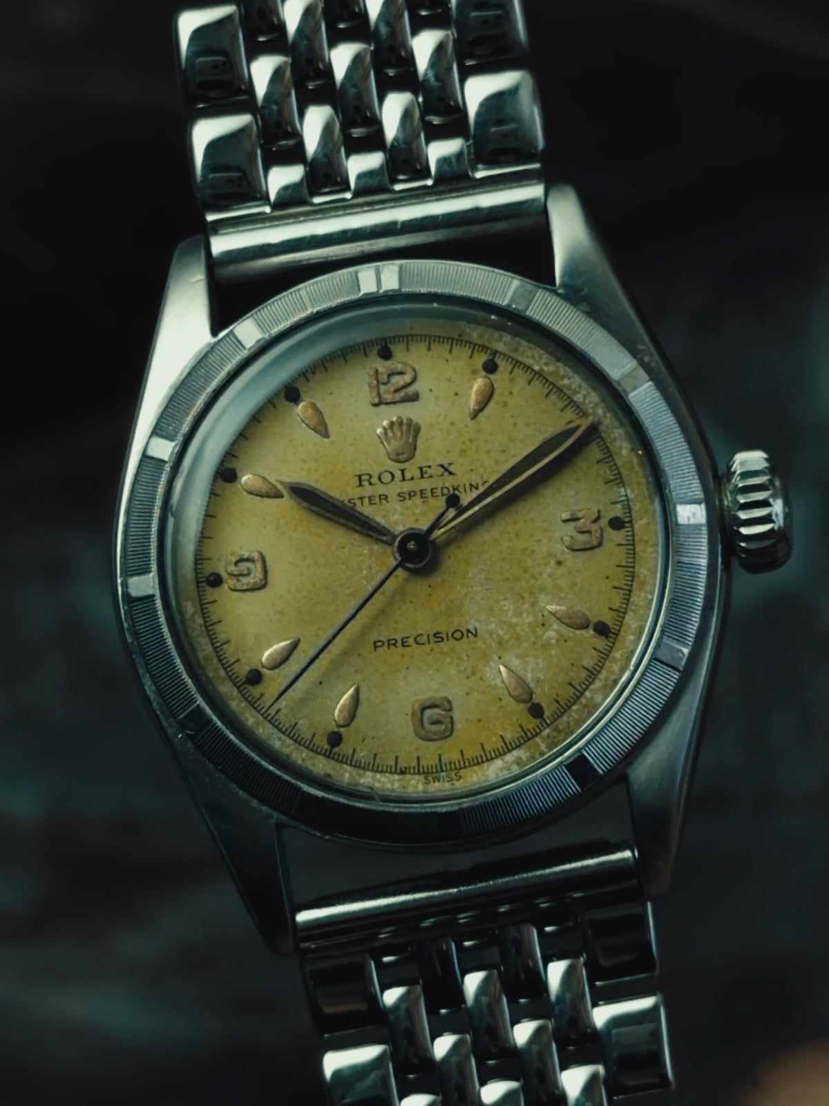 ROLEX Oyster Speedking Precision "Explorer Dial" 1950s