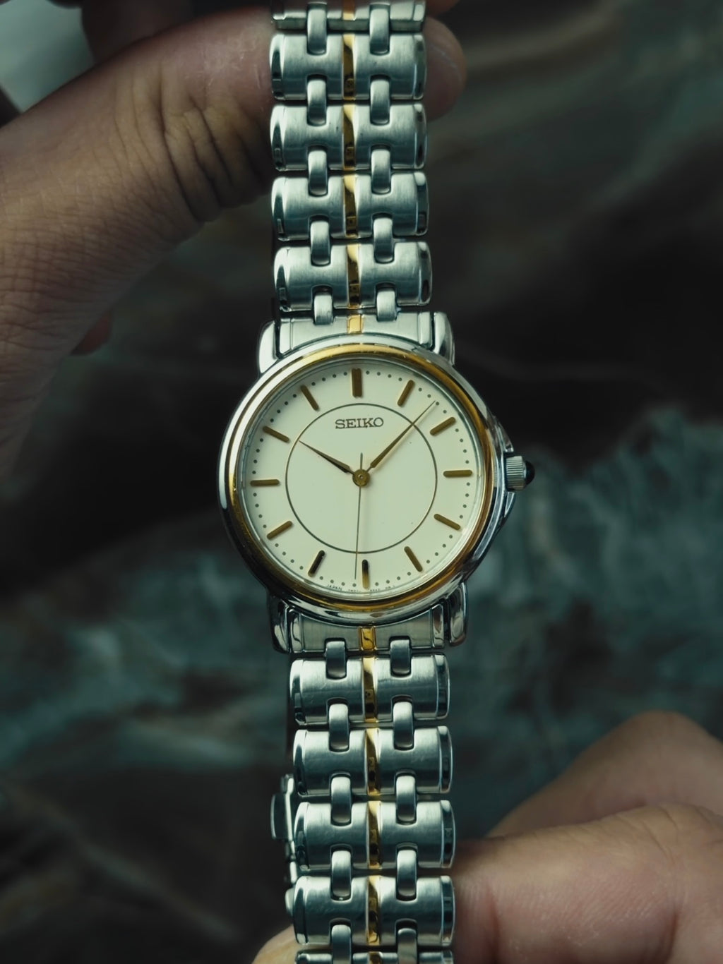 SEIKO "Ivory Dial" Two-Tone Quartz 1990s｜セイコー ヴィンテージ時計 - 12