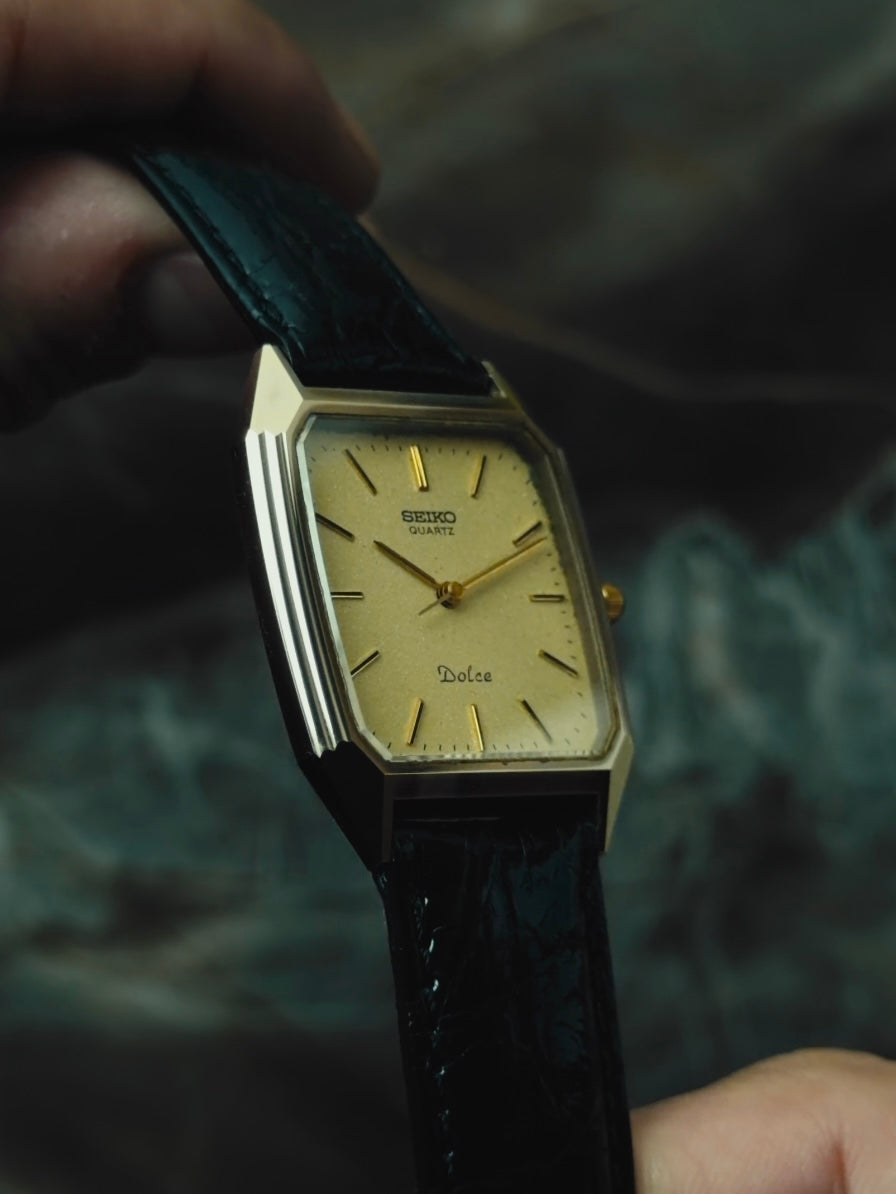 SEIKO Dolce Rectangular Champagne Dial 1981｜セイコー ヴィンテージ時計 - 12
