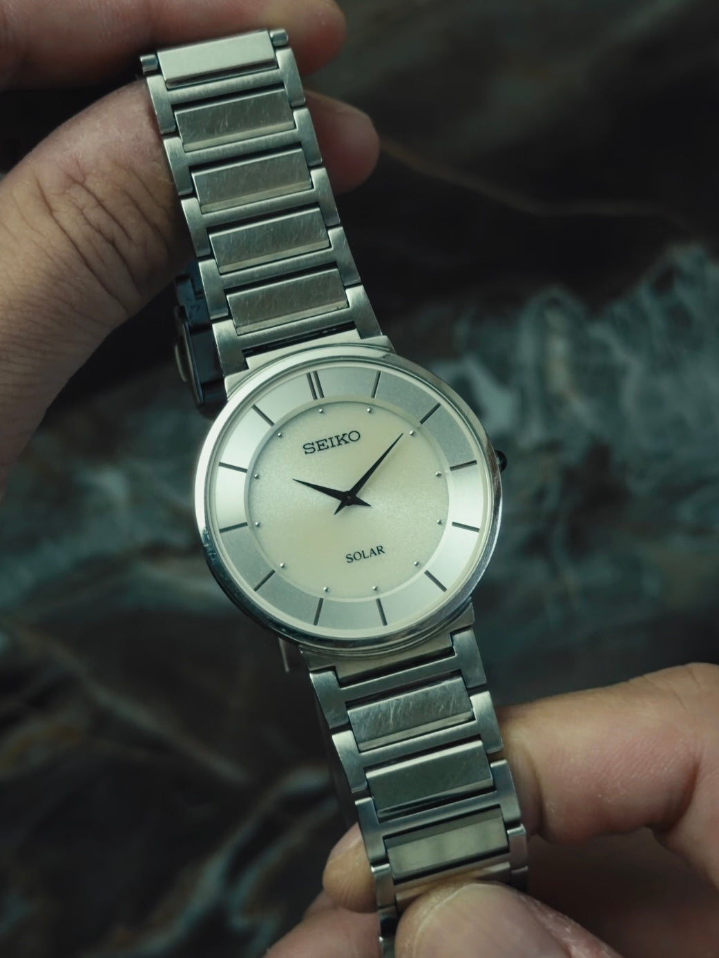 SEIKO "Silver Dial" Solar 2000s｜セイコー ヴィンテージ時計 - 12