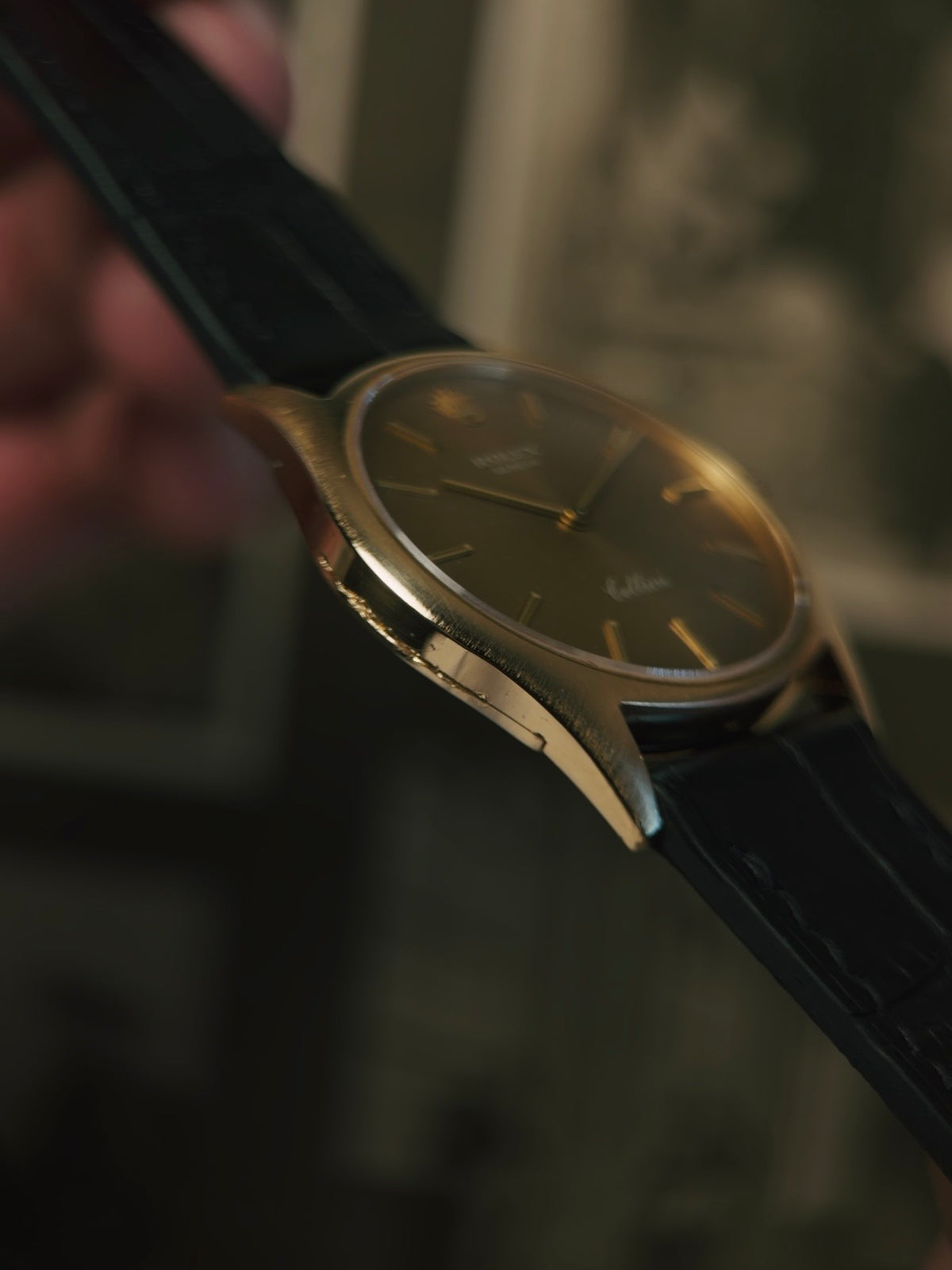 ROLEX 3804 Cellini 18k “GHOST DIAL” 1974s