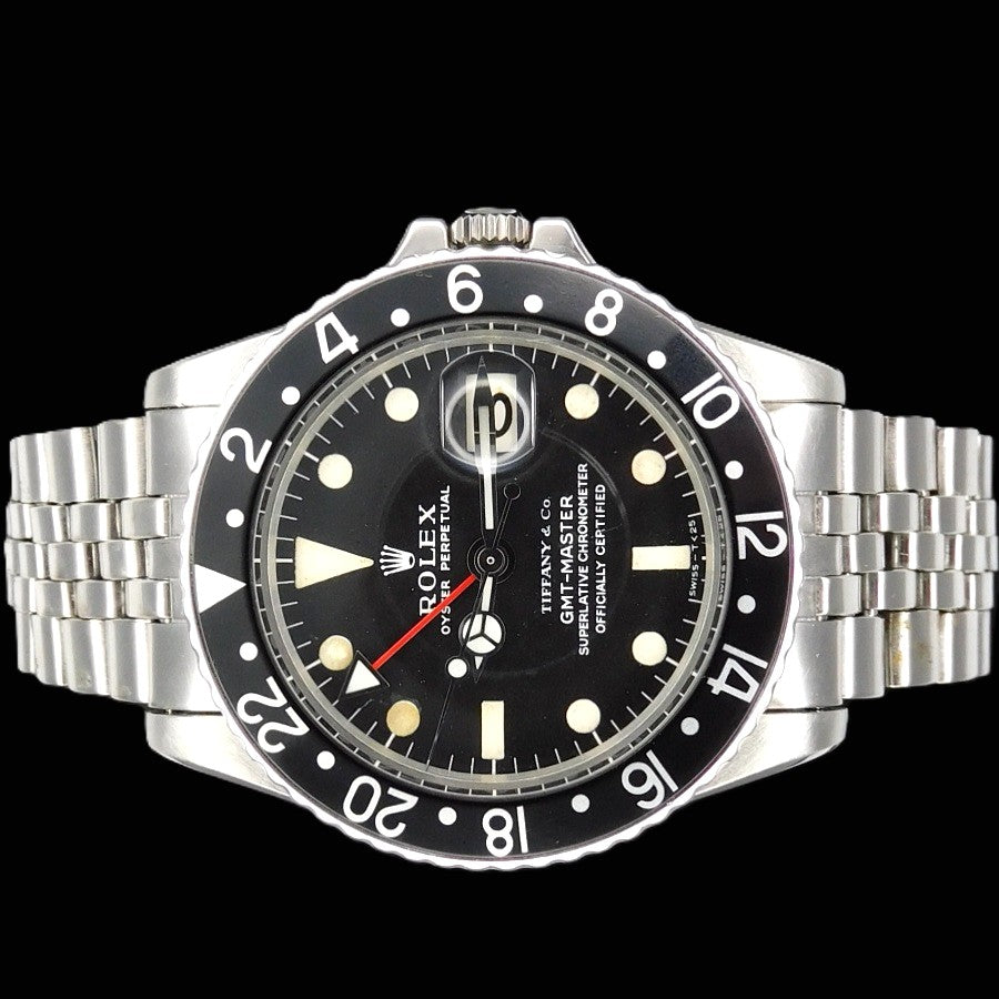 ROLEX SS “TIFFANY DIAL” Long E GMT Master 1968s