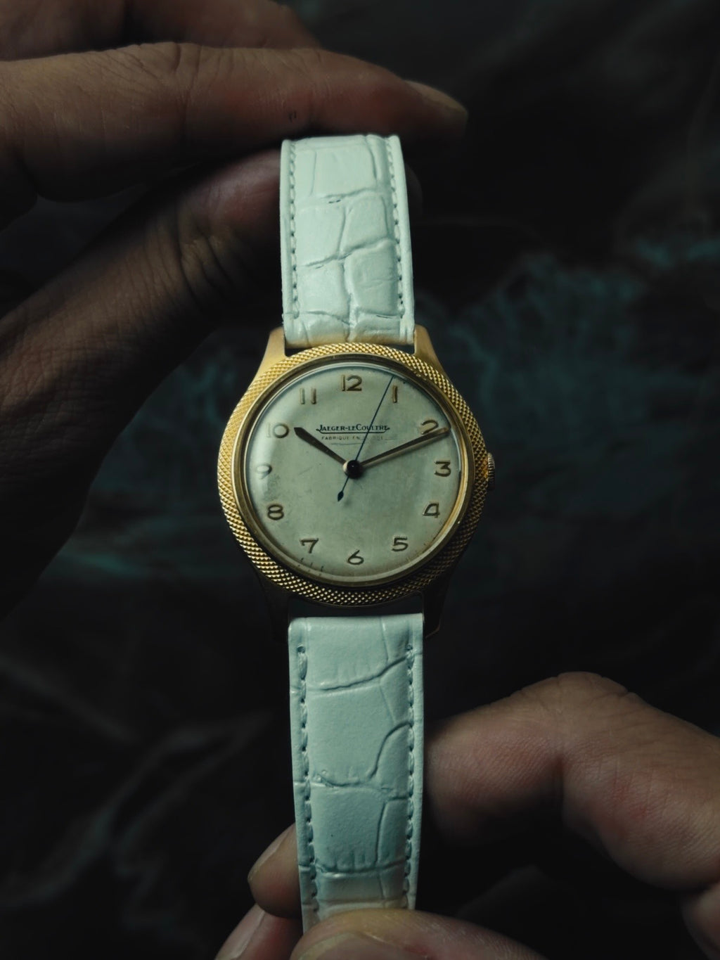 JAEGER-LECOULTRE 18K Pink Gold "Clous de Paris" Bezel 1950s｜ジャガー・ルクルト ヴィンテージ時計 - 13
