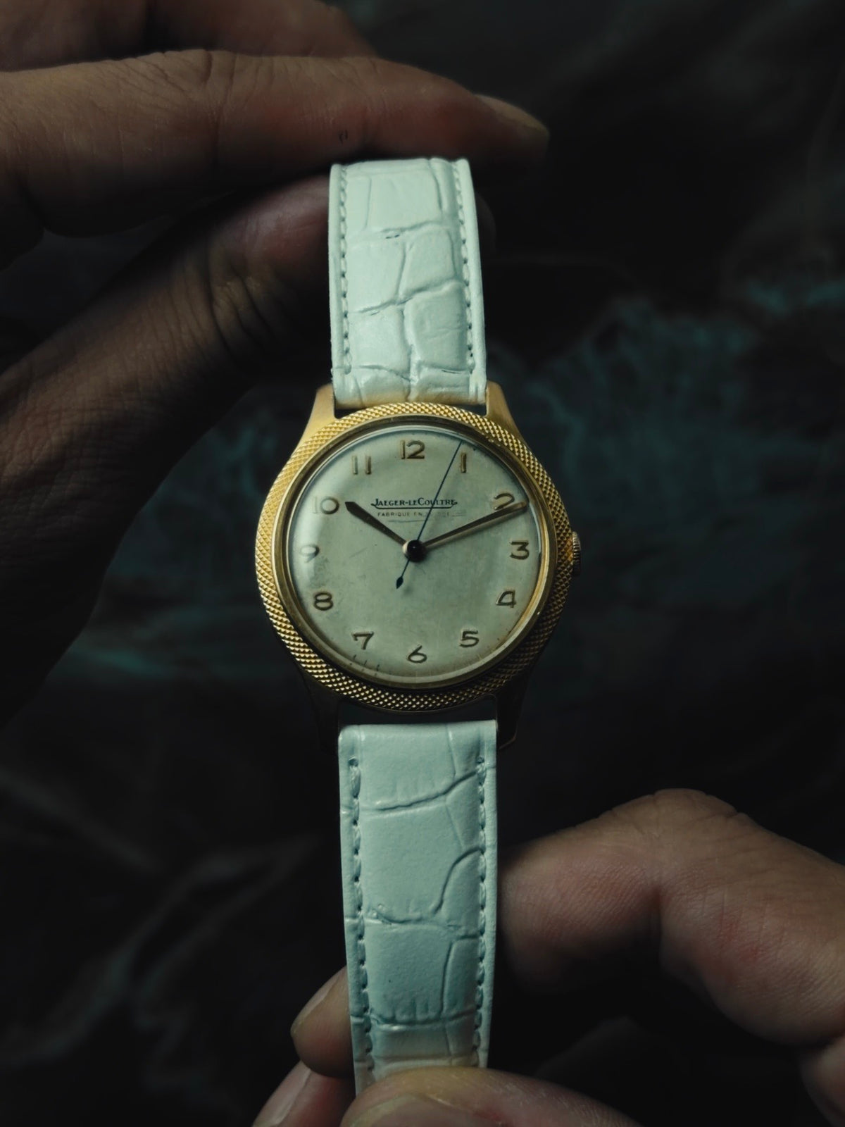 JAEGER-LECOULTRE 18K Pink Gold "Clous de Paris" Bezel 1950s｜ジャガー・ルクルト ヴィンテージ時計 - 13