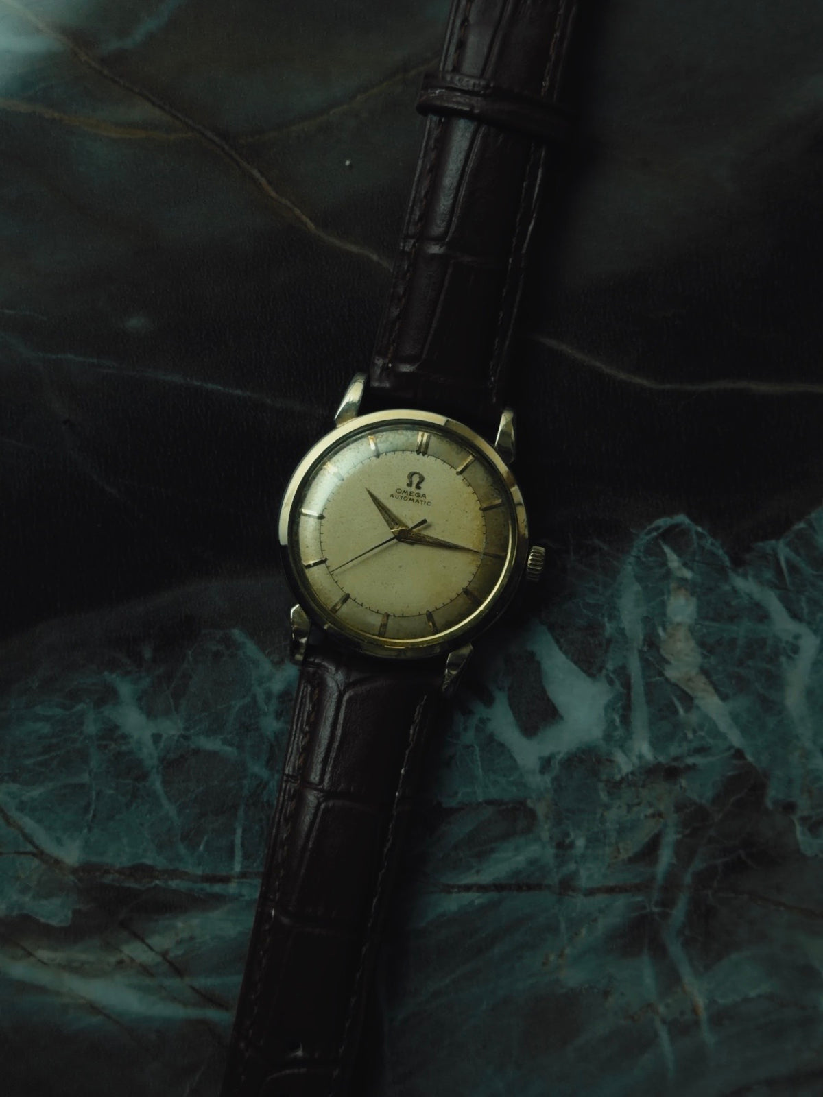 OMEGA "Antique Gold Tropical Dial" 1950s
