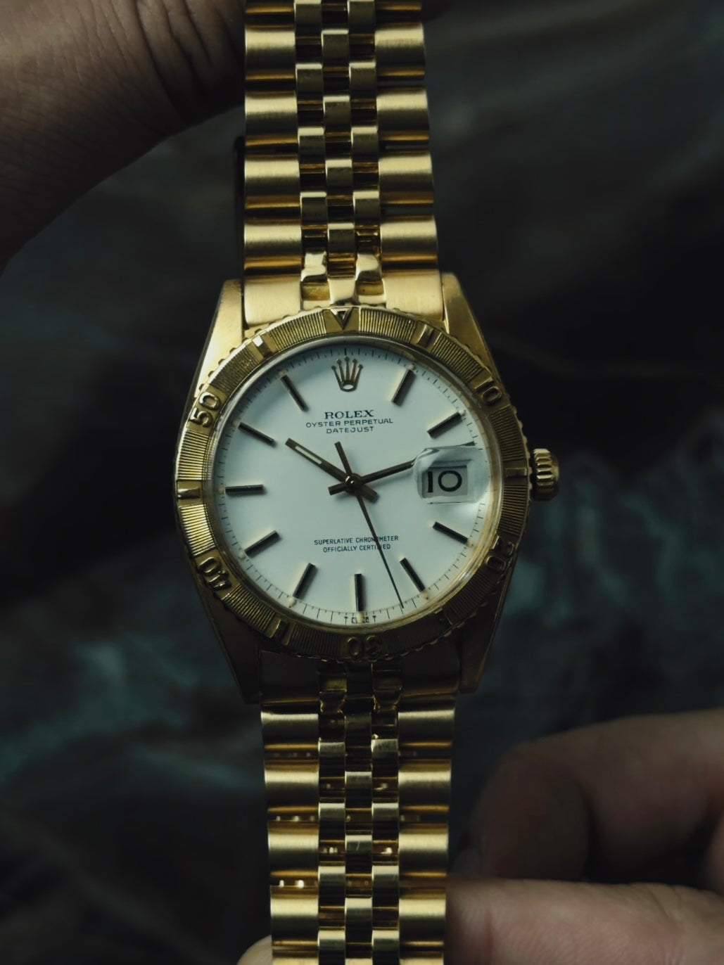 ROLEX 18K Yellow Gold Datejust "Thunderbird" White Dial 1970s｜ロレックス ヴィンテージ時計 - 13