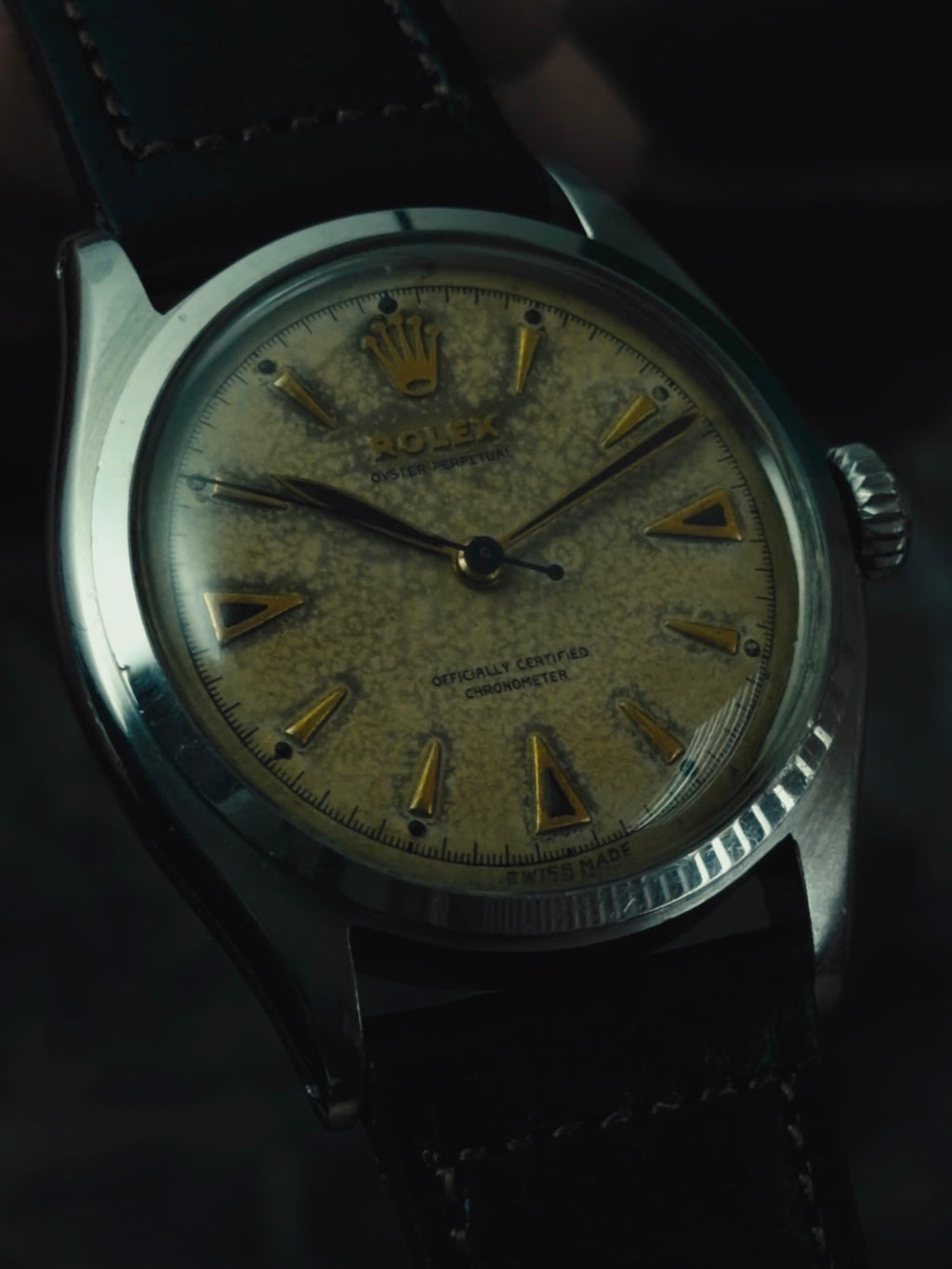 ROLEX Oyster Perpetual "Ancient Relic" Patina Dial 1952