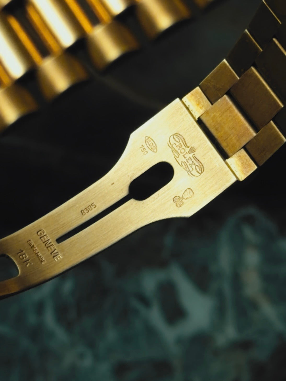 ROLEX Oyster Perpetual Day-Date Black Dial 18K Gold 1988｜ロレックス ヴィンテージ時計 - 13