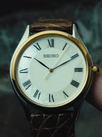 SEIKO Two-Tone "Ivory Roman" Quartz 1990s｜セイコー ヴィンテージ時計 - 13