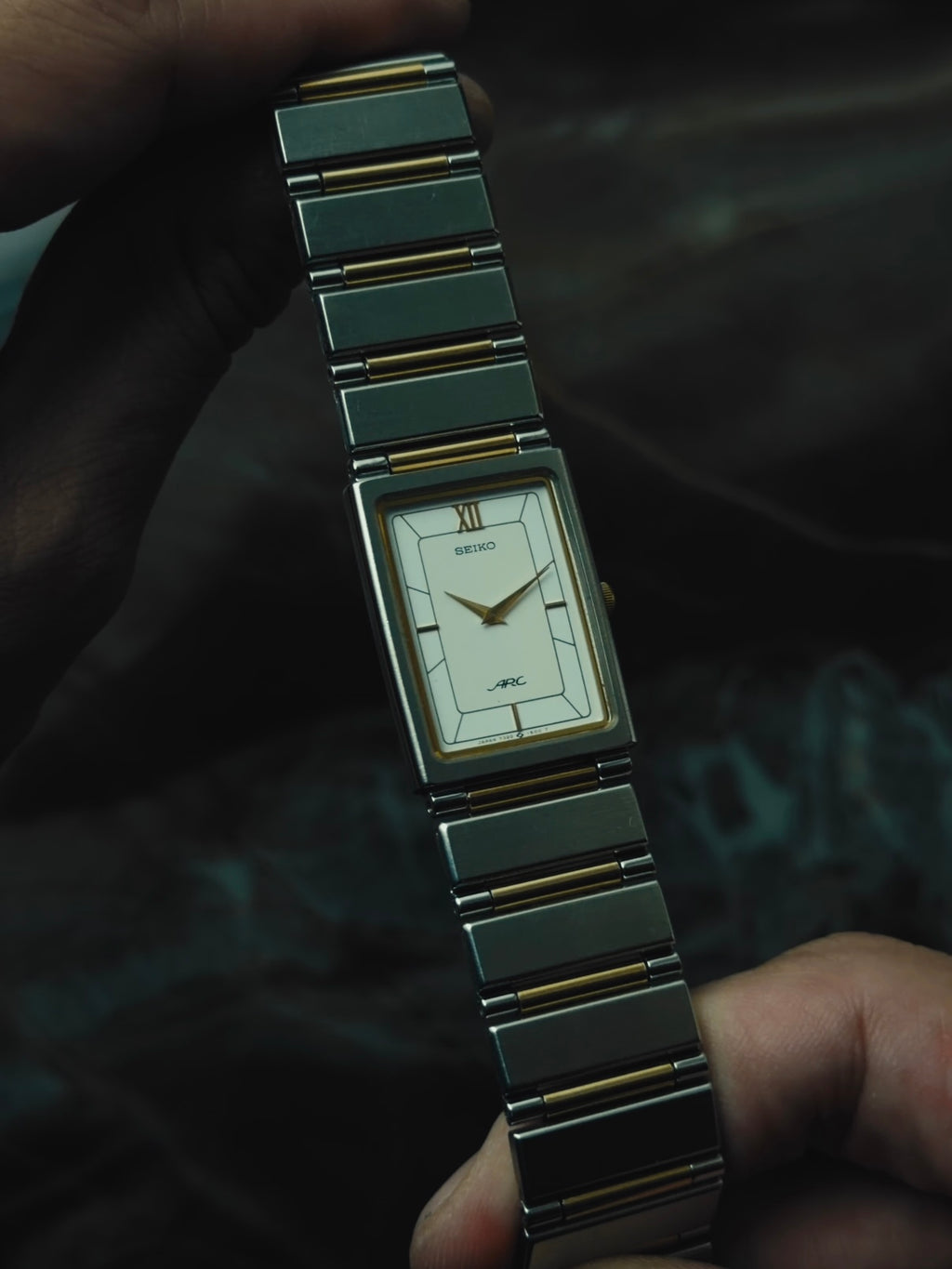 SEIKO ARC White Dial Two-Tone Quartz 1980s