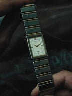 SEIKO ARC White Dial Two-Tone Quartz 1980s