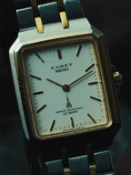 SEIKO CADET White Dial Two-Tone Quartz 1990｜セイコー ヴィンテージ時計 - 13