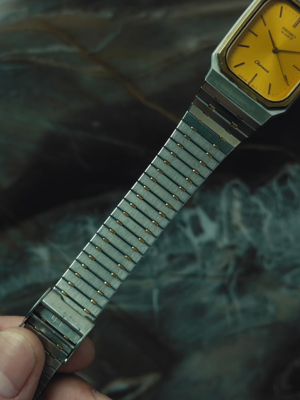 SEIKO Chronos Golden Dial 1980s
