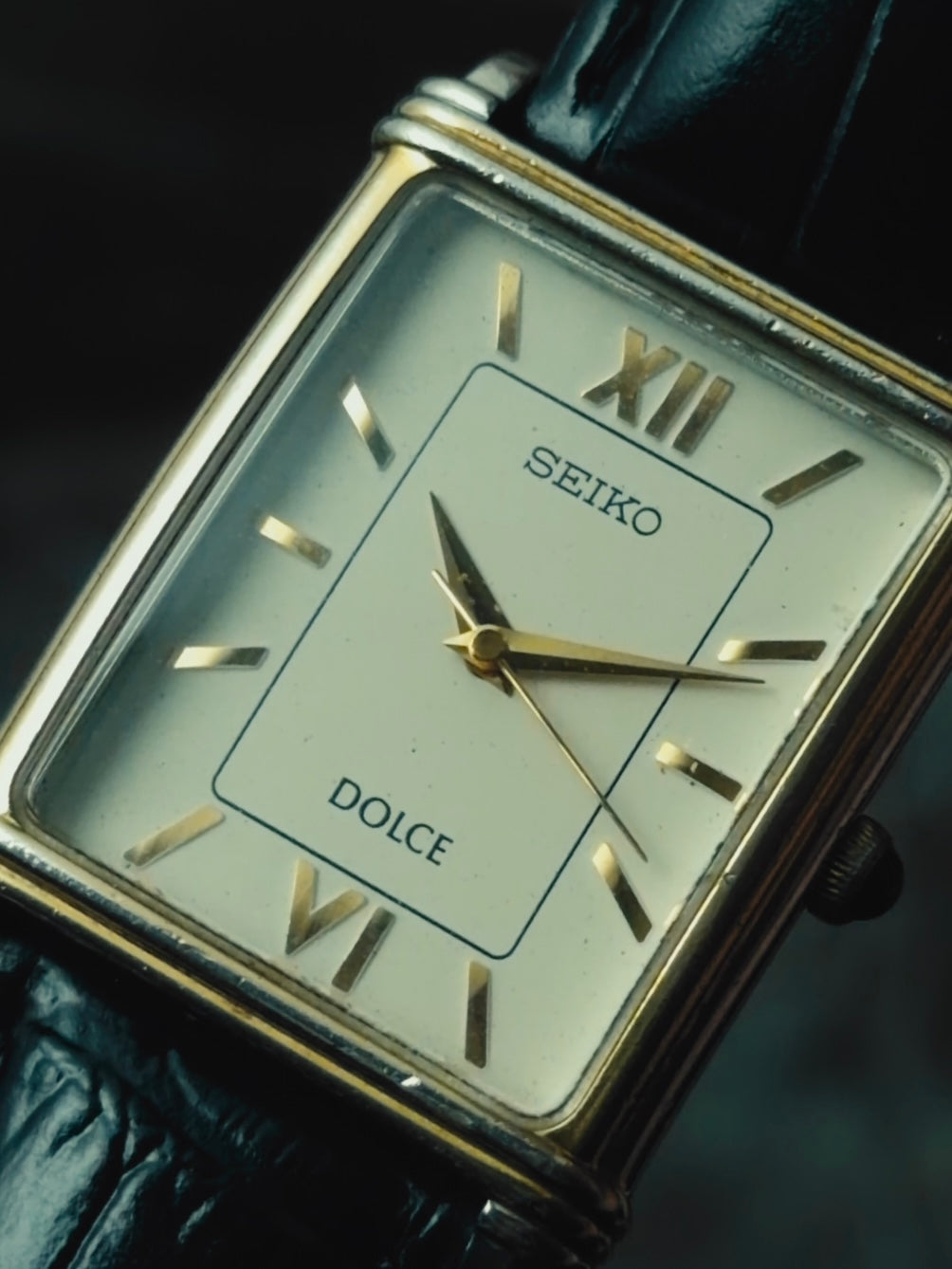 SEIKO Dolce Rectangular Ivory Dial Quartz 1994｜セイコー ヴィンテージ時計 - 13