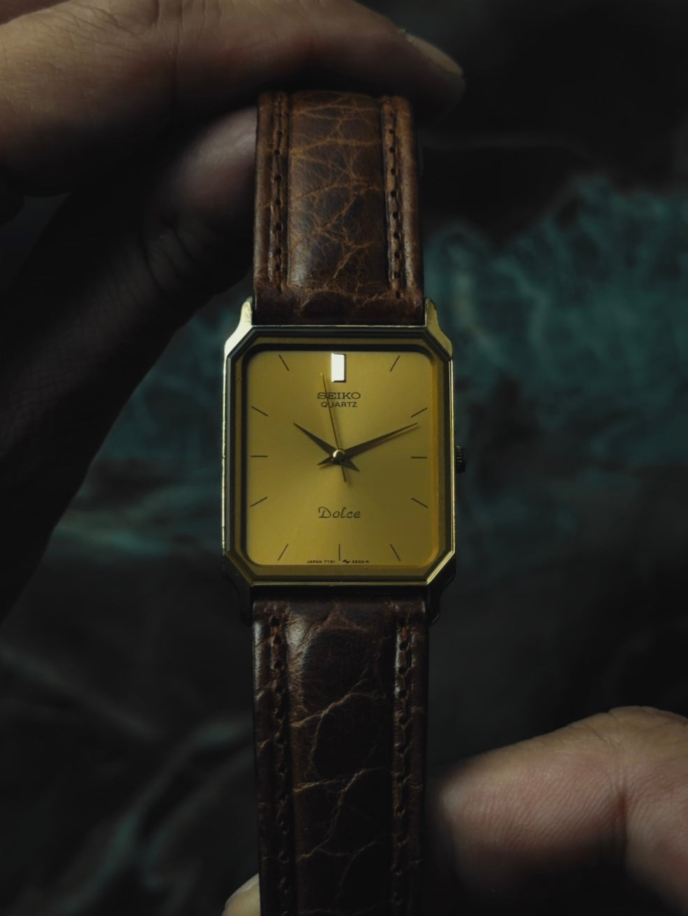 SEIKO Dolce Rectangular Gold Dial Quartz 1985｜セイコー ヴィンテージ時計 - 13