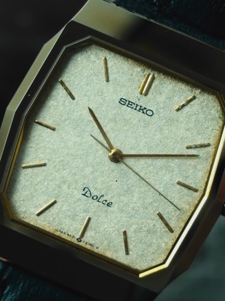 SEIKO Dolce "Frosted Ivory Dial" Quartz 1990｜セイコー ヴィンテージ時計 - 13