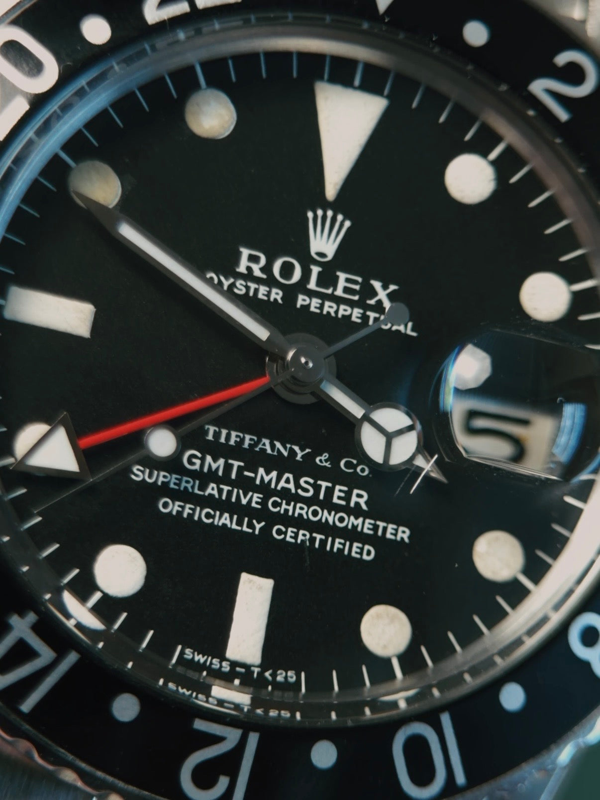 ROLEX SS “TIFFANY DIAL” Long E GMT Master 1968s