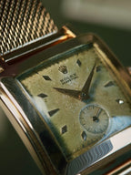 ROLEX  PERPETUAL BULGING BACK 18k Rose Gold 1950s