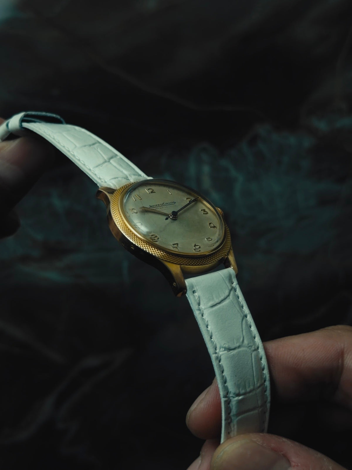 JAEGER-LECOULTRE 18K Pink Gold "Clous de Paris" Bezel 1950s｜ジャガー・ルクルト ヴィンテージ時計 - 14