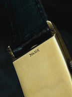 LECOULTRE 14K Solid Gold "Black Roman" 1940s｜ルクルト ヴィンテージ時計 - 14