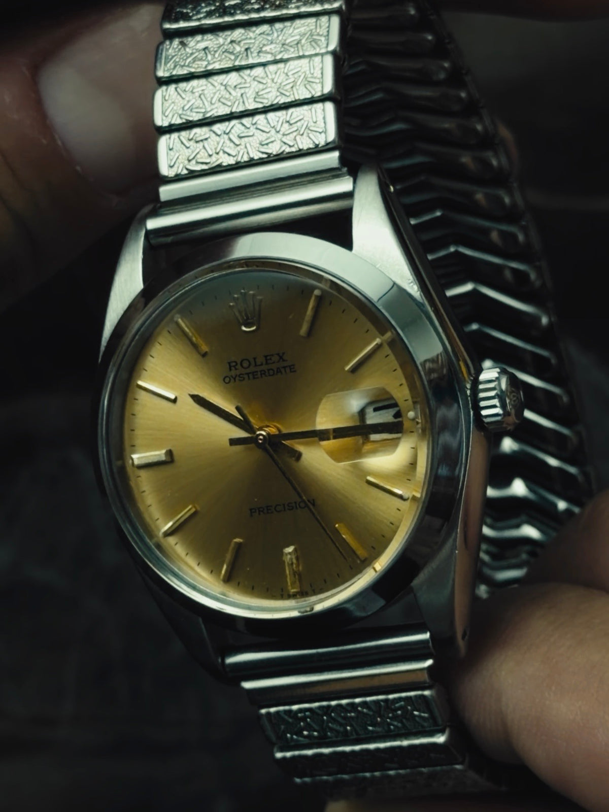 ROLEX Oysterdate Precision Champagne Dial 1966s