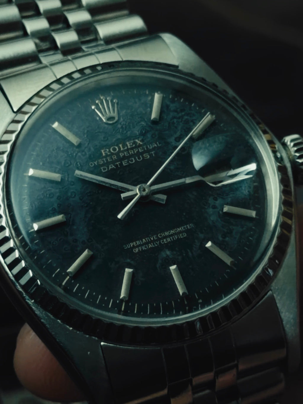 ROLEX Datejust 1601 "Meteoric Stardust" Patina Dial 1960s