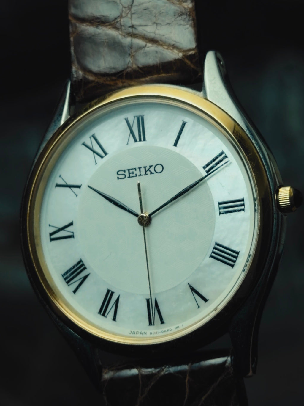 SEIKO Two-Tone "Ivory Roman" Quartz 1990s｜セイコー ヴィンテージ時計 - 14