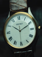 SEIKO Two-Tone "Ivory Roman" Quartz 1990s｜セイコー ヴィンテージ時計 - 14