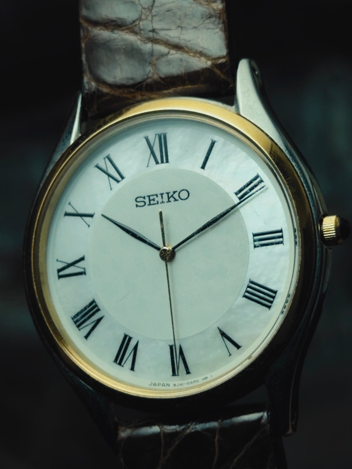 SEIKO Two-Tone "Ivory Roman" Quartz 1990s｜セイコー ヴィンテージ時計 - 14