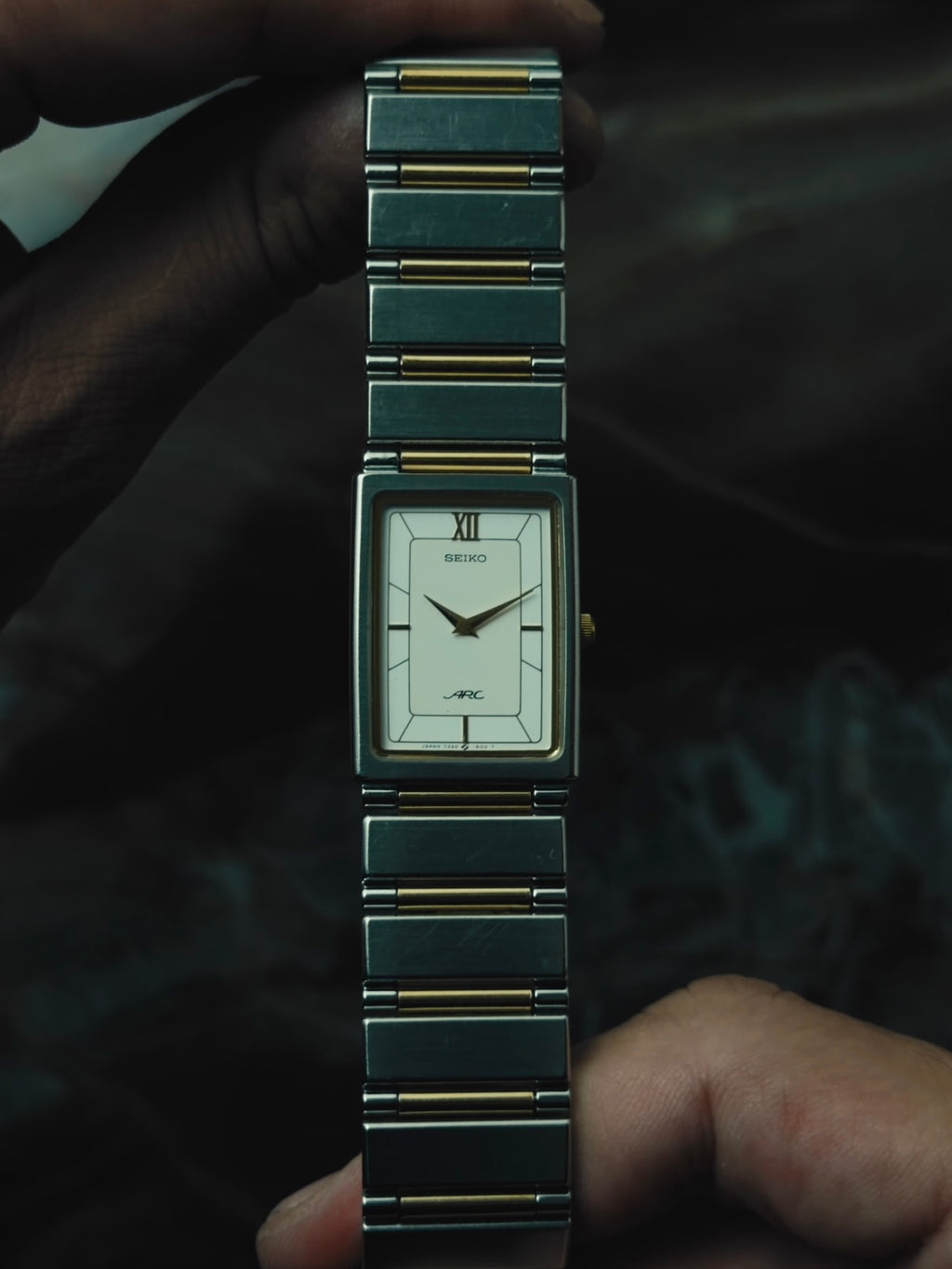 SEIKO ARC White Dial Two-Tone Quartz 1980s