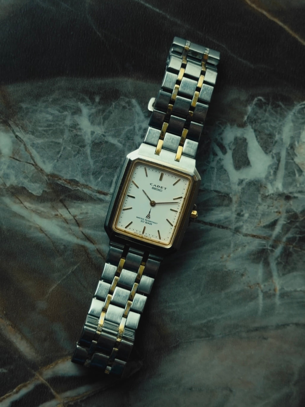 SEIKO CADET White Dial Two-Tone Quartz 1990｜セイコー ヴィンテージ時計 - 14