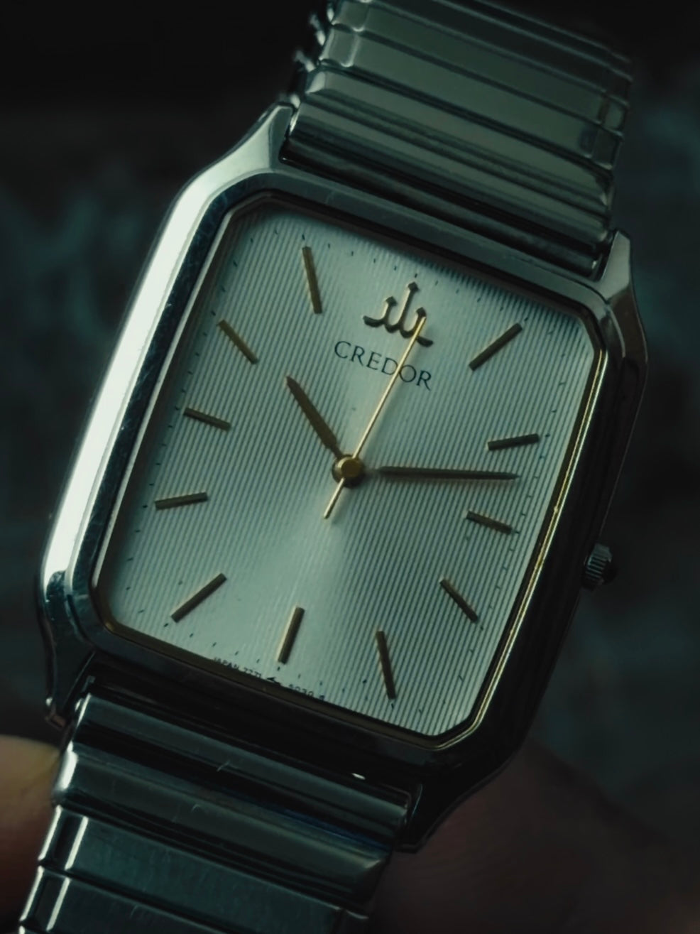 SEIKO CREDOR Silver Stripe Dial Quartz 1987｜セイコー ヴィンテージ時計 - 14