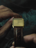 SEIKO Dolce Rectangular Gold Dial Quartz 1985｜セイコー ヴィンテージ時計 - 14