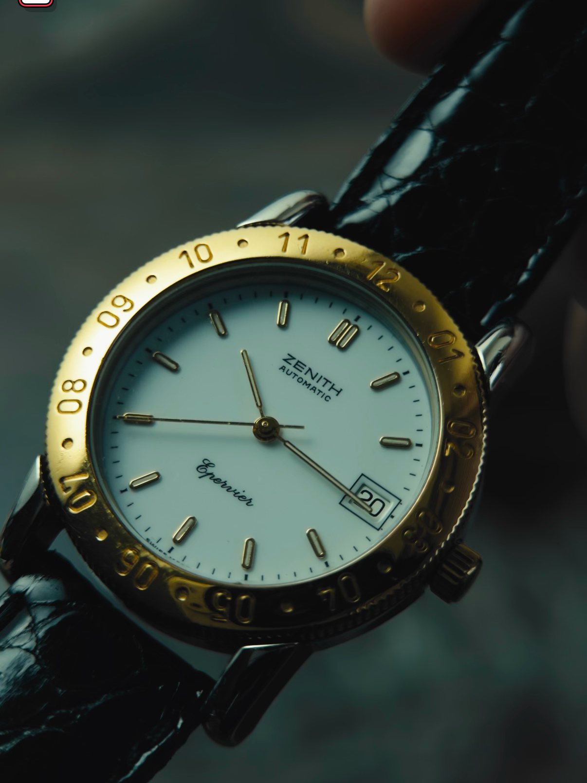 ZENITH エペルヴィエ 18Kゴールドベゼル 1990年代