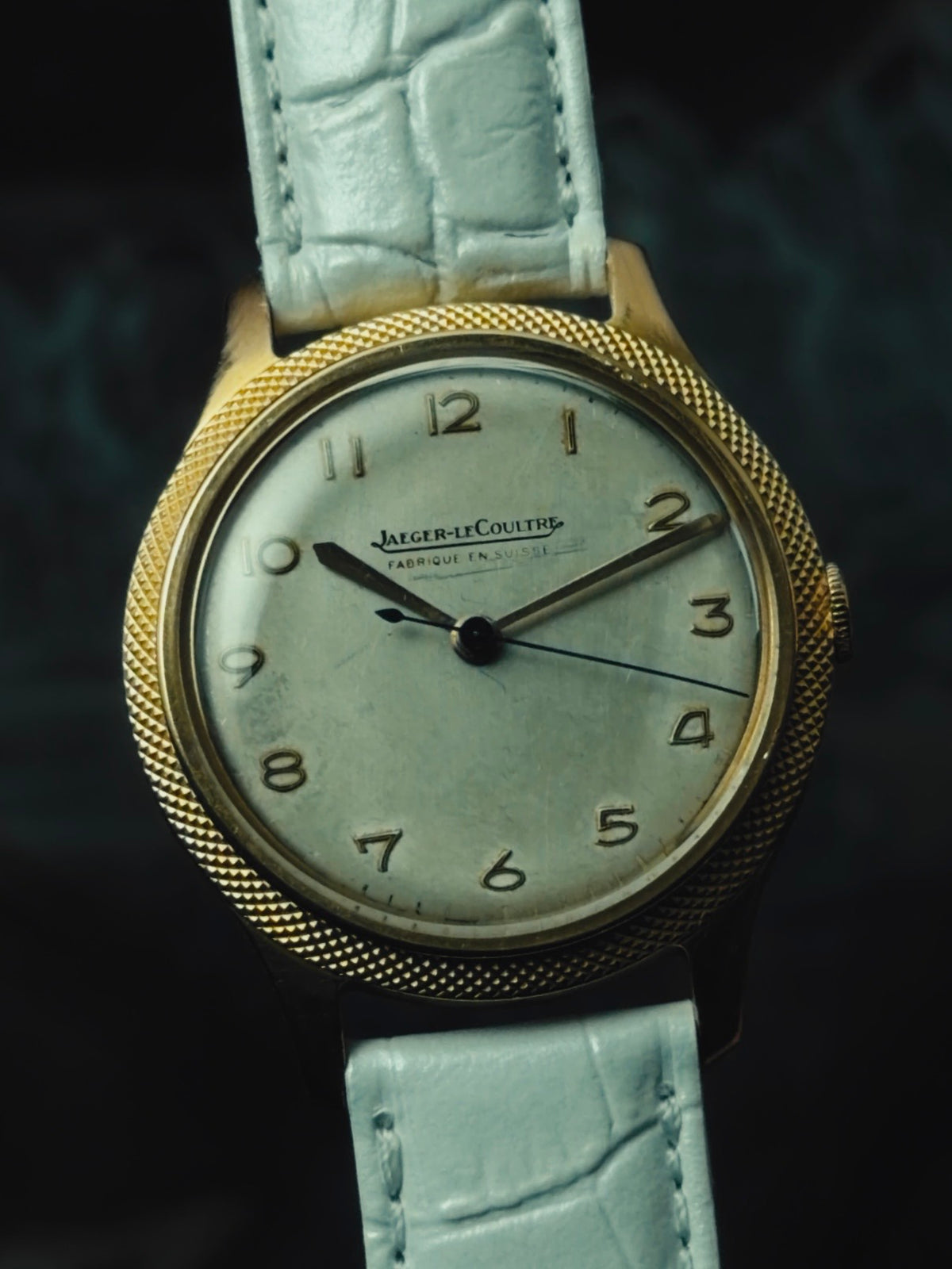 JAEGER-LECOULTRE 18K Pink Gold "Clous de Paris" Bezel 1950s｜ジャガー・ルクルト ヴィンテージ時計 - 15