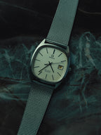OMEGA De Ville Silver Brushed Dial Quartz 1970s