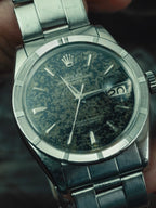 ROLEX Oyster Perpetual Date Obsidian Patina Dial 1964s