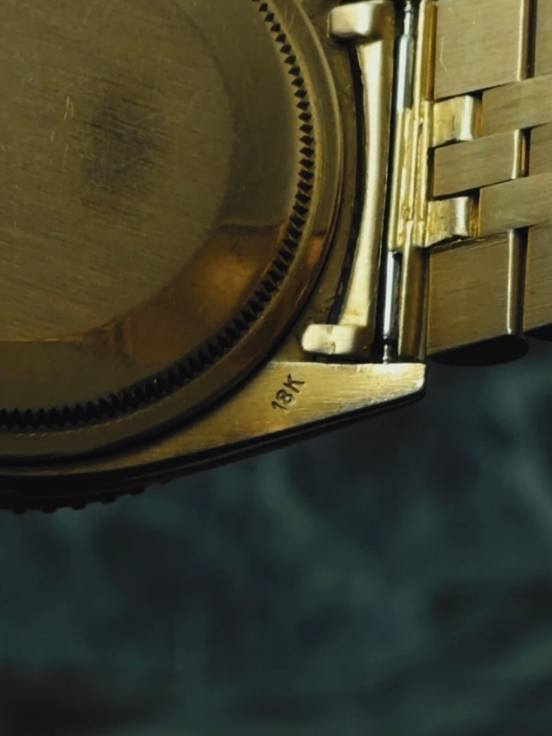 ROLEX 18K Yellow Gold Datejust "Thunderbird" White Dial 1970s｜ロレックス ヴィンテージ時計 - 15