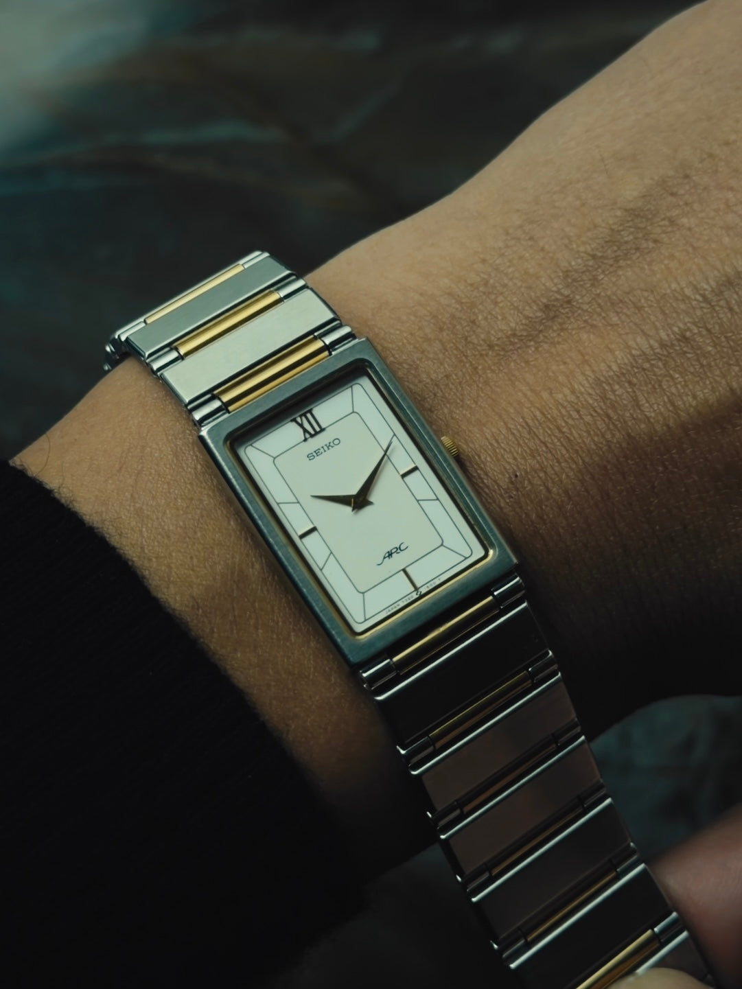 SEIKO ARC White Dial Two-Tone Quartz 1980s