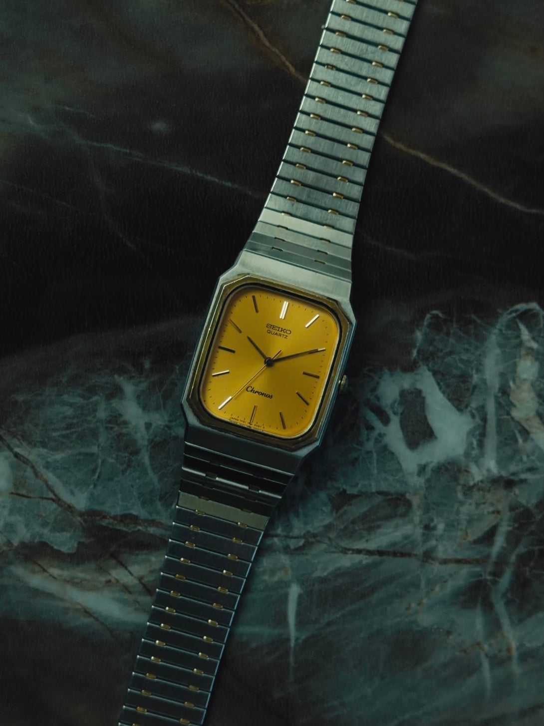 SEIKO Chronos Golden Dial 1980s