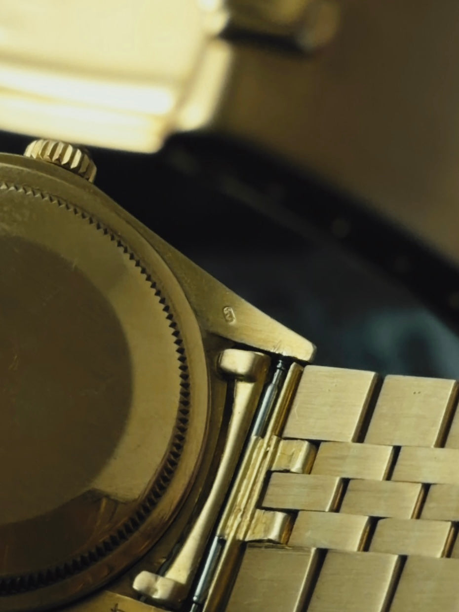 ROLEX 18K Yellow Gold Datejust "Thunderbird" White Dial 1970s｜ロレックス ヴィンテージ時計 - 16