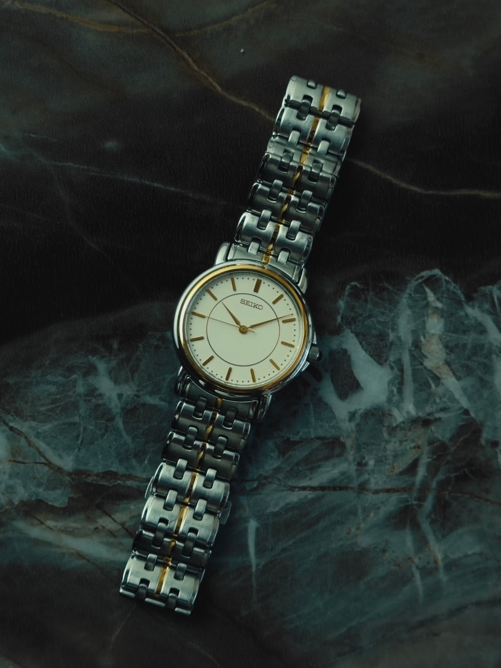 SEIKO "Ivory Dial" Two-Tone Quartz 1990s｜セイコー ヴィンテージ時計 - 16
