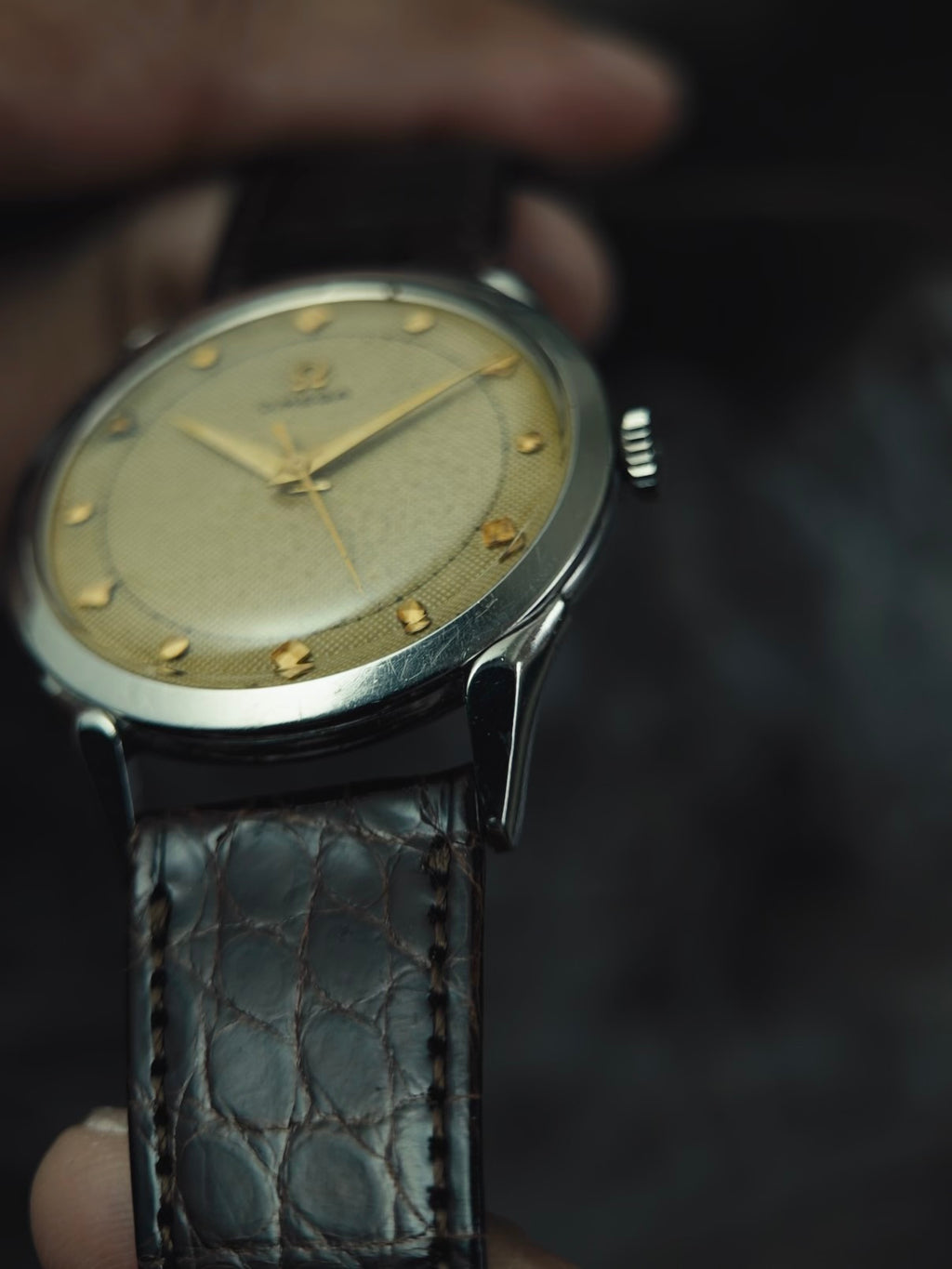 OMEGA SS Texture Dial 1950s