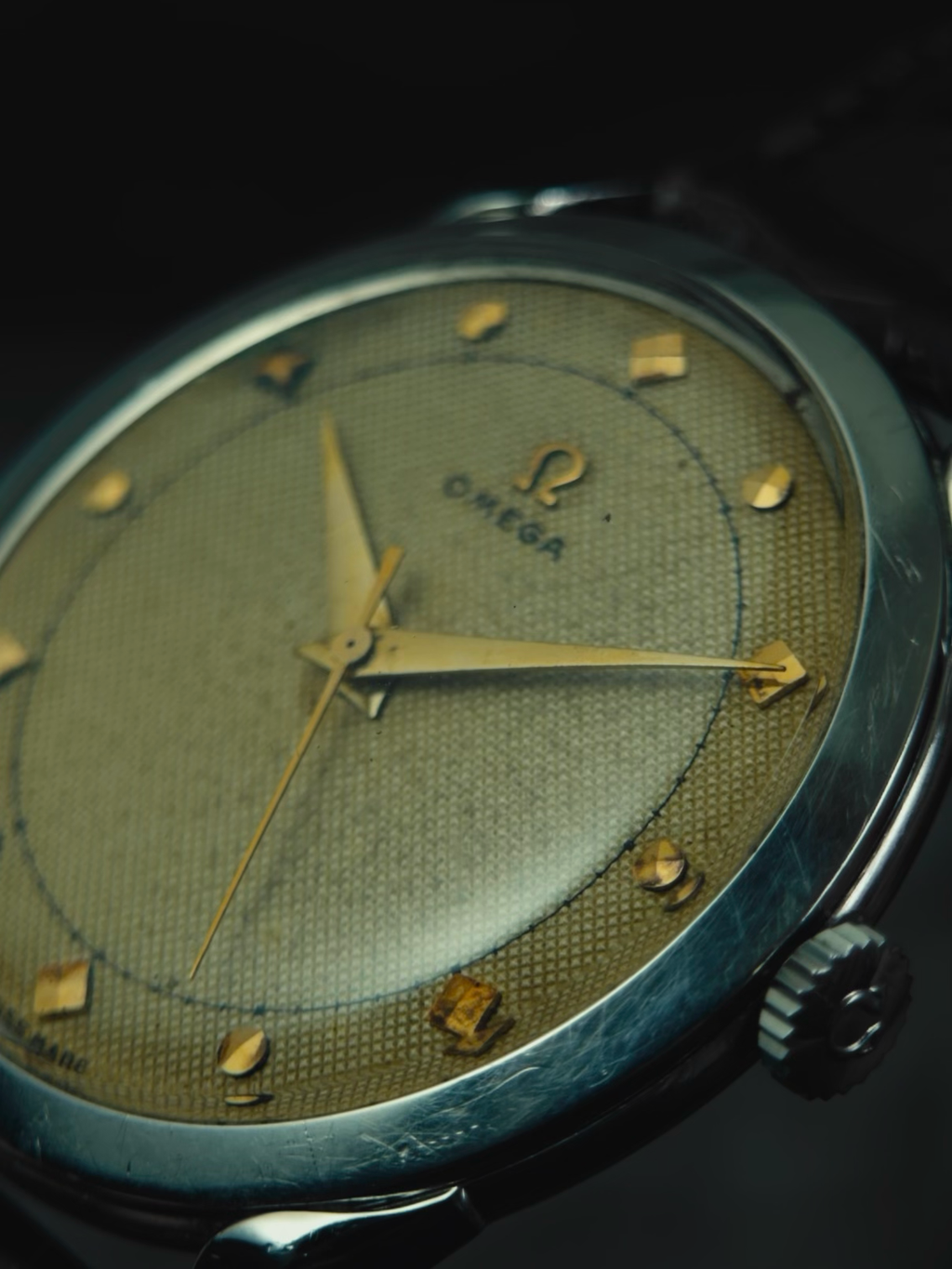 OMEGA SS Texture Dial 1950s