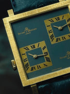 Baume & Mercier Dual Time 18KSG Big Square Case 1970s｜ボーム＆メルシエ ヴィンテージ時計 - 17