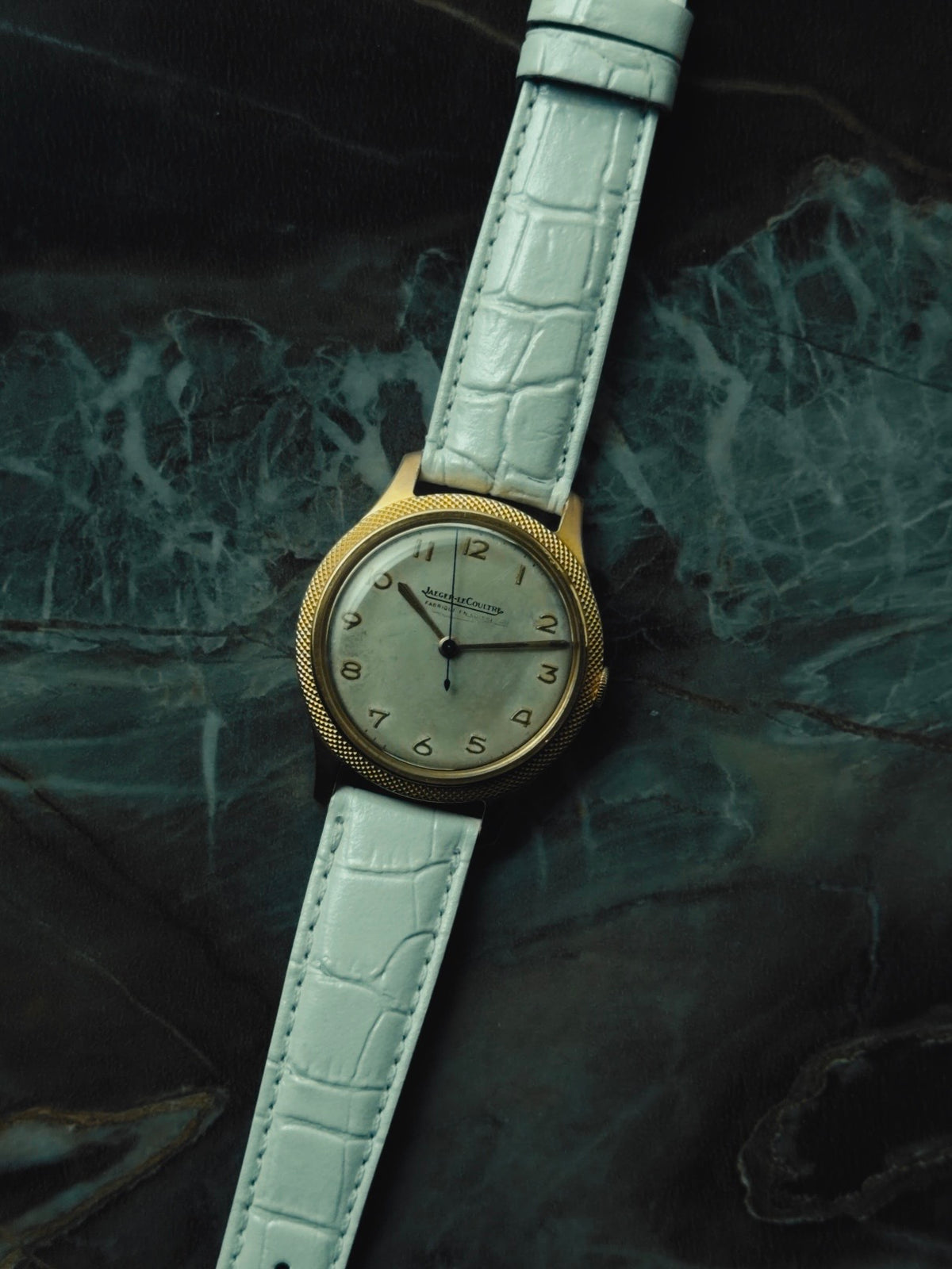 JAEGER-LECOULTRE 18K Pink Gold "Clous de Paris" Bezel 1950s｜ジャガー・ルクルト ヴィンテージ時計 - 17