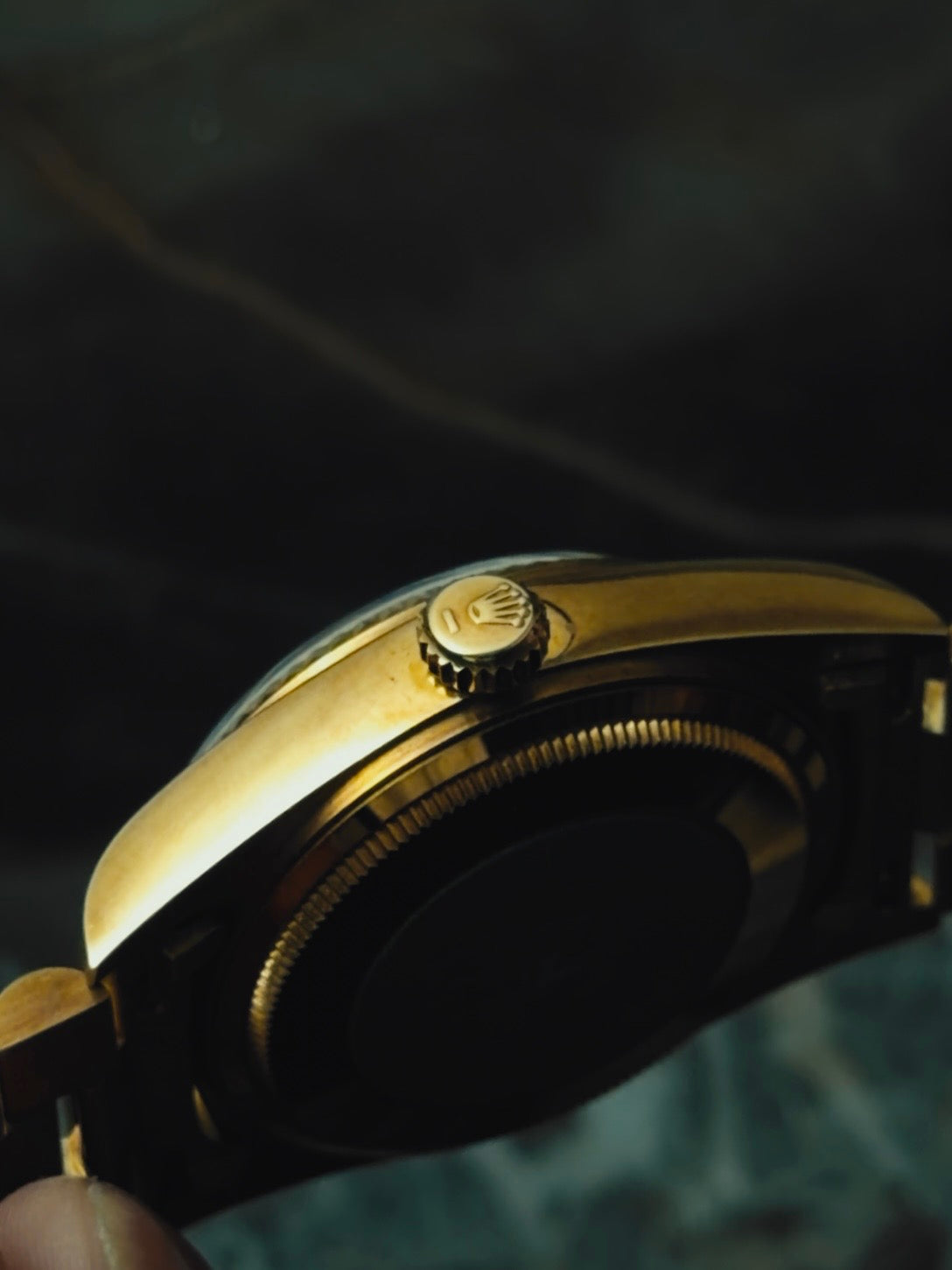 ROLEX Oyster Perpetual Day-Date Black Dial 18K Gold 1988｜ロレックス ヴィンテージ時計 - 18