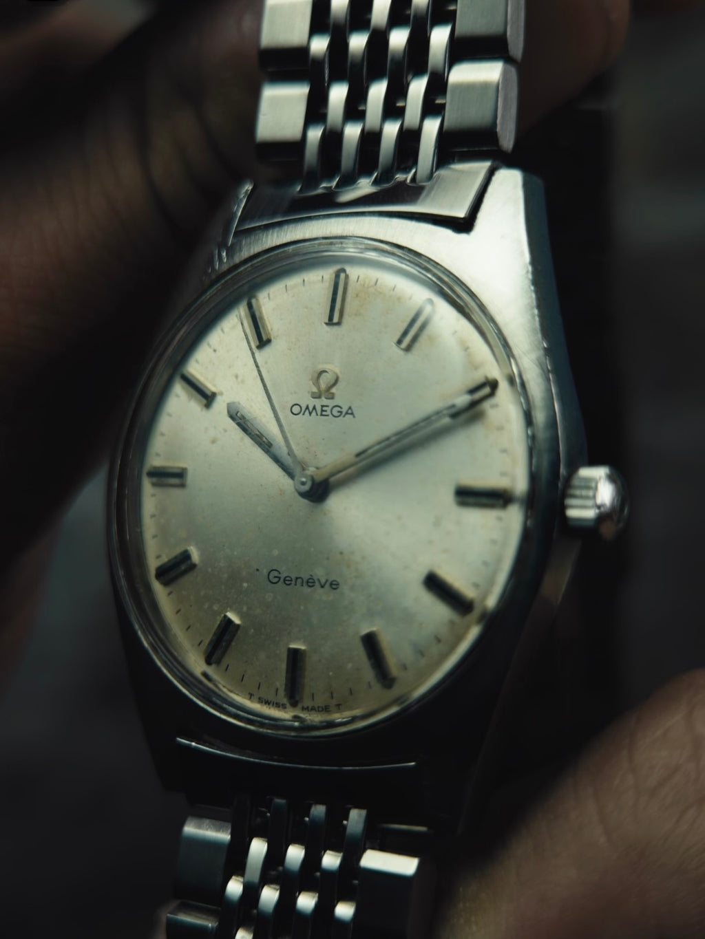 OMEGA Genéve SS Vintage Patina Dial 1970s