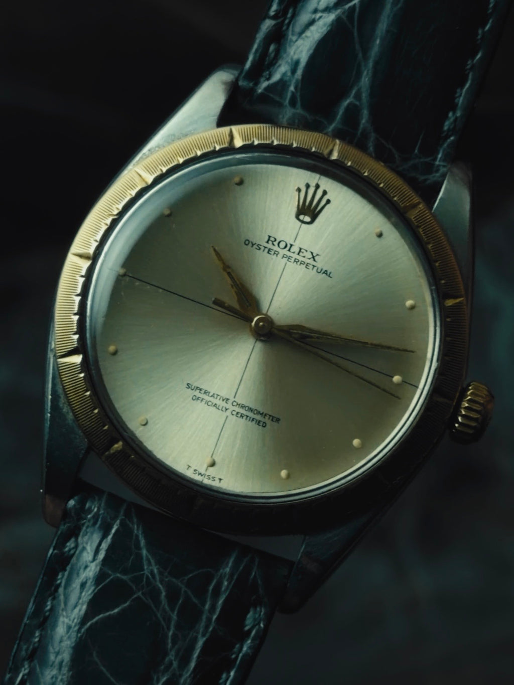ROLEX Oyster Perpetual Zephyr 14KYG "Crossline" Dial 1960s｜ロレックス ヴィンテージ時計 - 19