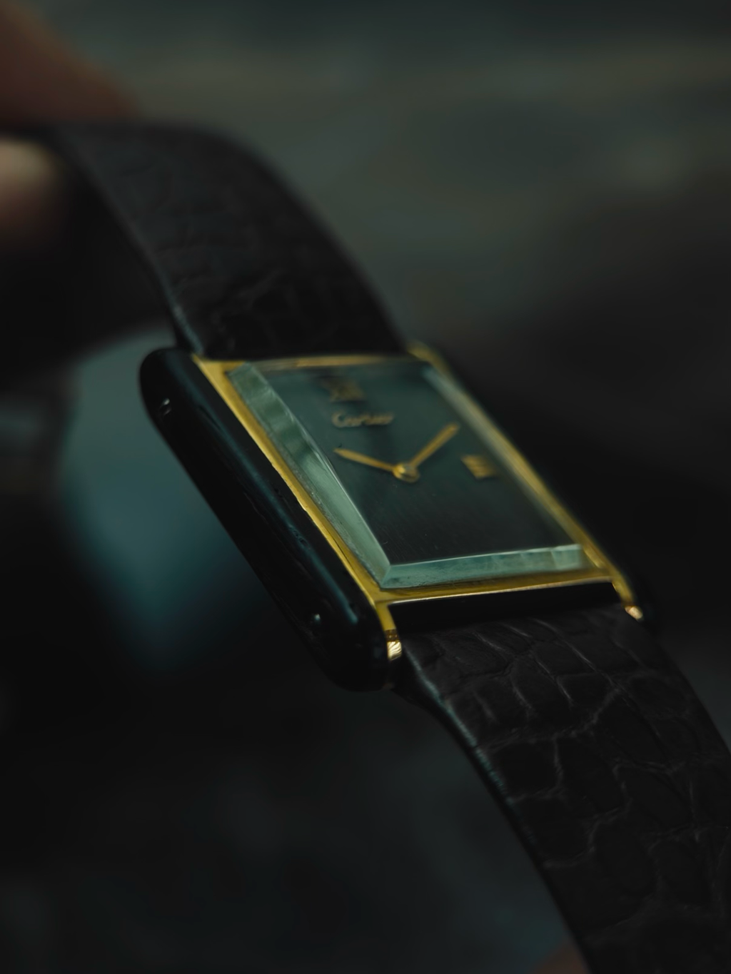Cartier 20611 Wood Tank 1975s